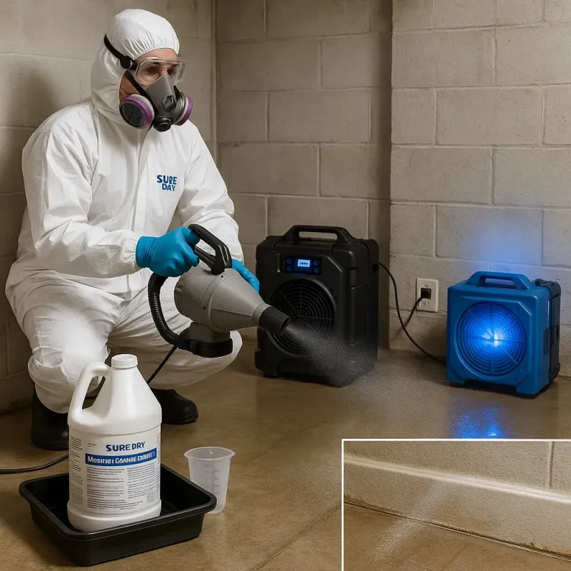 Sanitization and Odor Removal process in Vinings, GA